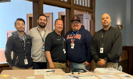 Staff members at the Kane County Veterans Assistance Commission in 2025