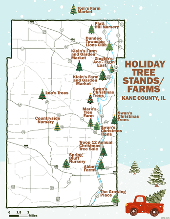 Map courtesy of Catherine McKenna -  Planner/GIS Specialist Kane County Development & Community Services Dept.