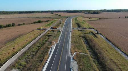 Dauberman Road Extension near Big Rock (project completed) 