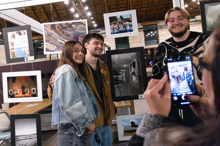 Honorees at the reception
