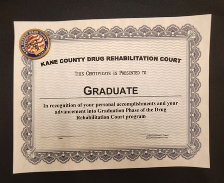 The Kane County Drug Rehabilitation Court will have a graduation ceremony May 8.