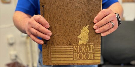 World War II-era scrapbook documenting local service members killed in action