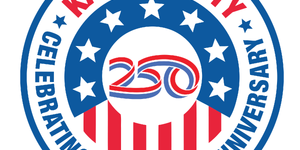 Logo for 250 Celebration in Kane County 