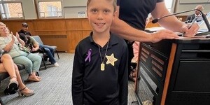  Ace Holder with Sheriff Ron Hain 