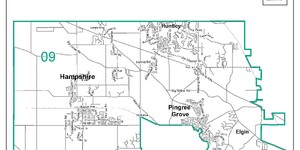 Map of Kane County Board District 9