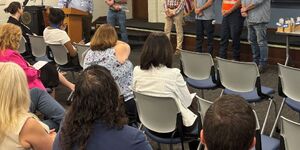 Employee milestone ceremony ranging from 10 years to 50