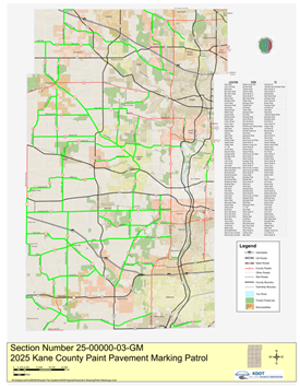 Annual County Pavement Marking Program to Begin August 4th