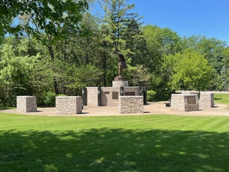 Kane County Veterans Memorial on the Kane County Government Campus in Geneva