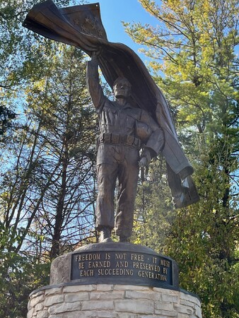 Kane County's Veterans Memorial located at 719 S. Batavia Ave. in Geneva 