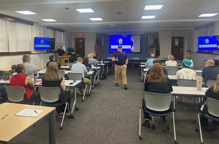Training at the Kane County Government Center 