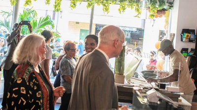 The City of Aurora is expanding grant funding for small business like Kathryn's Place juice bar, which recently opened. Photo credit: City of Aurora