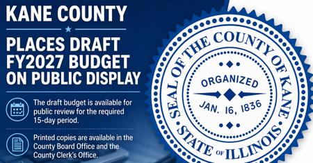 State law requires counties to make proposed budgets available for public inspection at least 15 days before final adoption.