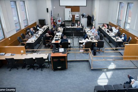 Kane County Board committee meeting 