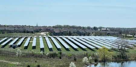 Picture of the Solar Field at the Kane County Judicial Campus