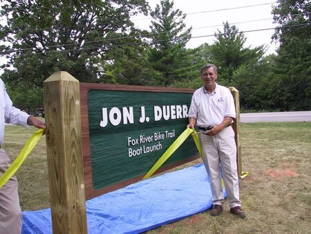 August 2004 Dedication of the Jon J. Duerr Preserve in South Elgin