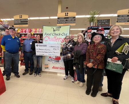 Kane County team who assisted Juby in the win during the Shopping Spree