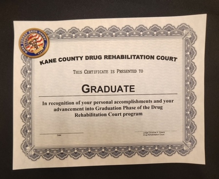 The Kane County Drug Rehabilitation Court will have a graduation ceremony May 8.