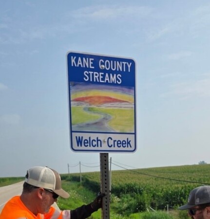 Additional stream identification signs,