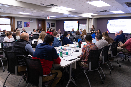 The ROE recently hosted school counselors, psychologists, and social workers to speak with representatives from Kane County Court Services.
