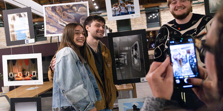 Honorees at the reception