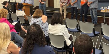 Employee milestone ceremony ranging from 10 years to 50