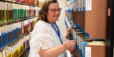 Tracy Erickson, Librarian for the Kane County Clerk's Office