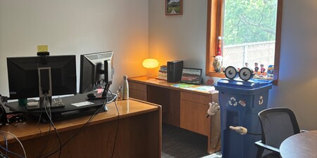Repurposed office space in Building E on the Kane County Government Center Campus in Geneva