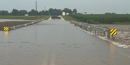 One of the hardest-hit locations was County Highway 48 (Scott Road)
