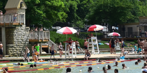 Hall Quarry Beach in Batavia