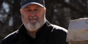 John Carr pictured at the Kane County Veterans Memorial 