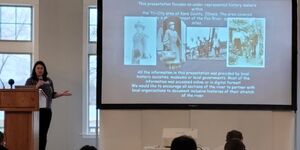 Julia Thavong, Preservation Planner for the Kane County Development Department.