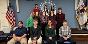 2026 partiscipants in Kane County 4-H Government Day 