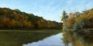 Author and Artist Joel Sheesley shares his artwork of the Fox River in the book, "A Fox River Testimony."