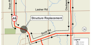 Big Rock KDOT Project Map 