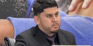 Aurora City Hall staffer Brian Moreno, 28, was sworn  as the newest and youngest member of the East Aurora Board of Education.  