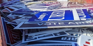 Campaign Sign Recycle Event 