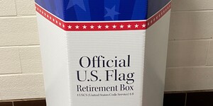 Official Flag Retirement Box
