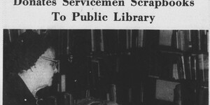 From handwritten notes to newspaper clippings, a collection from Hampshire provides one woman's record of the local World War II experience