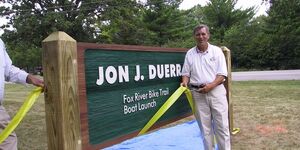 August 2004 Dedication of the Jon J. Duerr Preserve in South Elgin