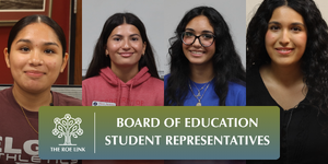 From left, Stefane Flores Martinez, School District U-46; Anabella Marzullo, West Aurora School District 129; Amy Flores, West Aurora School District 129; and Aleena Alrifaee, Kaneland School District 302.