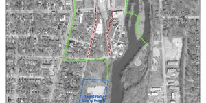 Map of Batavia Detours to Hall Quarry Beach 