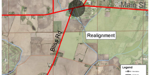Bliss Road-Main Street Road-Fabyan Parkway Intersection