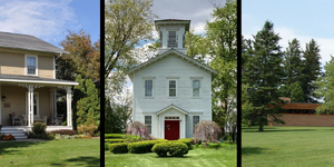 Benjamin George House, LaFox School House, Muirhead Farmhouse